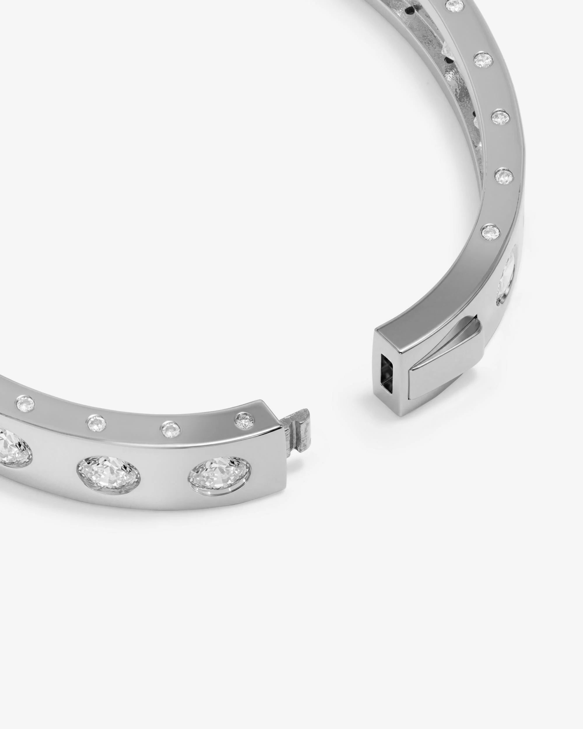 Ashley Rodeo Lock Cuff 9mm- Silver