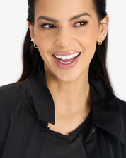Ashley Chain Convertible Earring Mixed Metal
