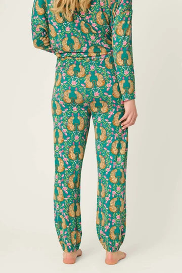 PJ Salvage Jogger Pants - Cheetah Bonitas Dreams