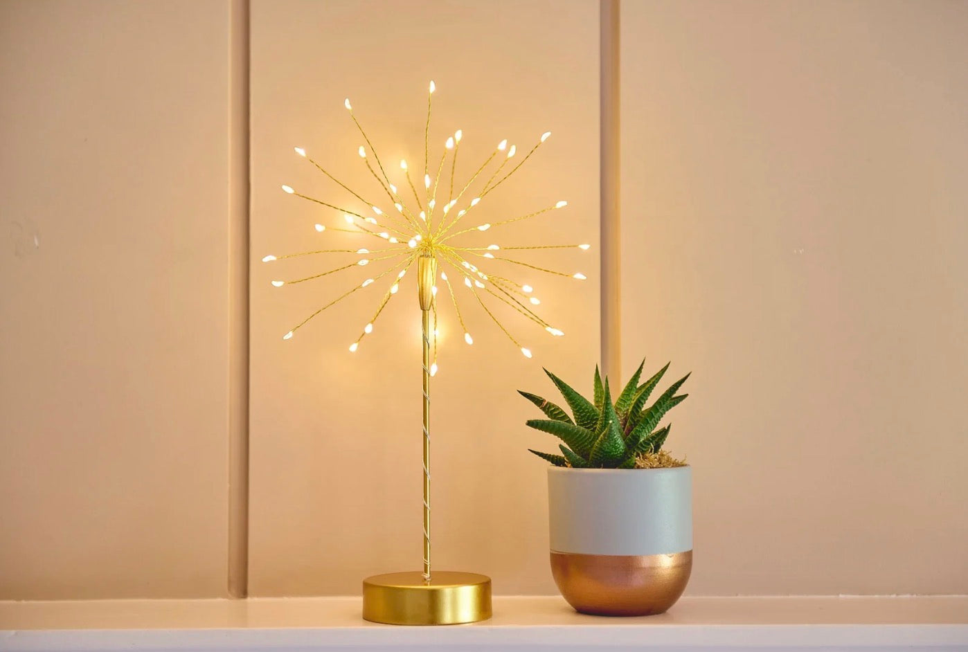 Mini Table Starburst Light / Gold