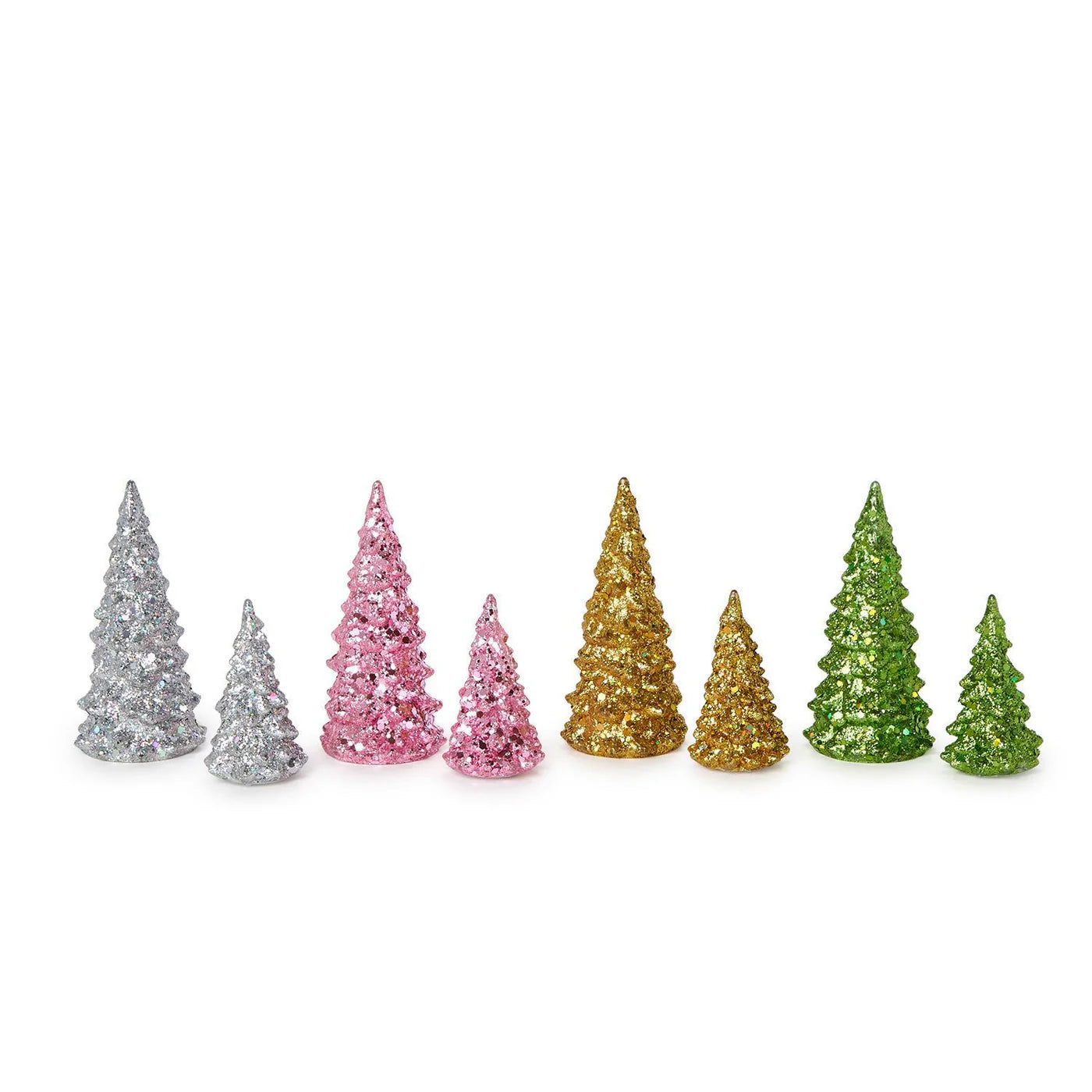 Mini Glitter Trees Medium- Assorted Colors