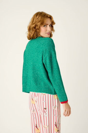 Martinis & Mistletoe Snuggle Sweater