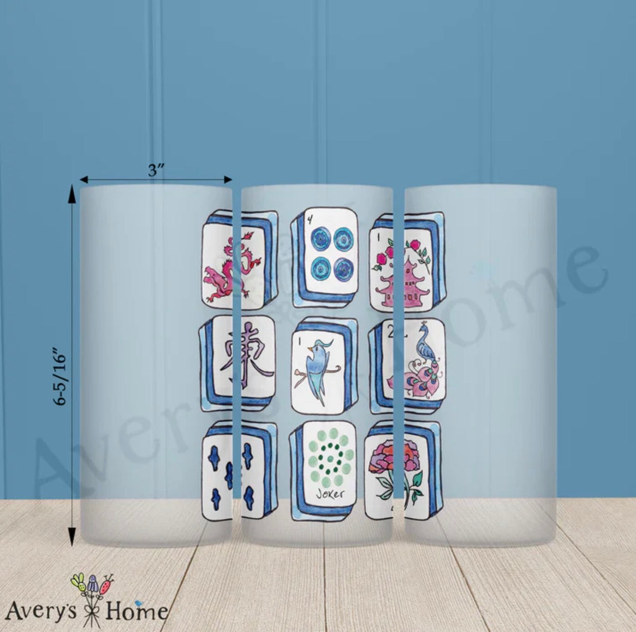 Frosted Glass / Mahjong Tiles