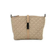 Rose Quilted Bag - Mocha