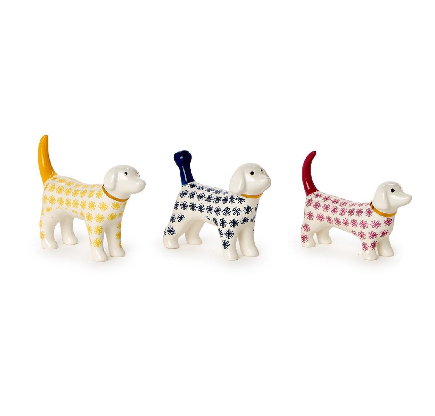 Ceramic Dog Ring Holder- Assorted Colors
