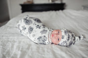 Knit Swaddle Blanket- Rowan