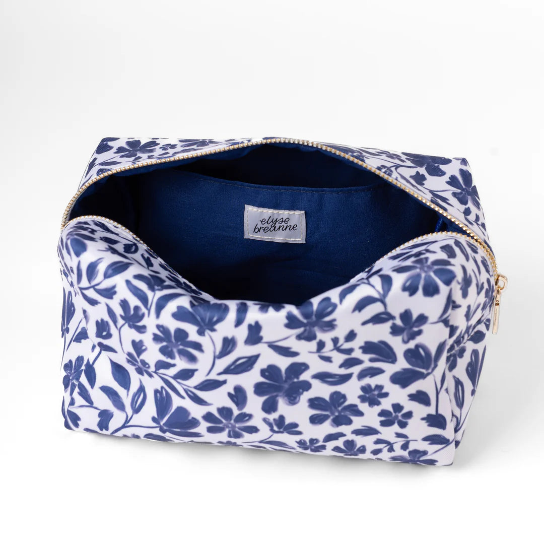 Cosmetic Bag - Porcelain Floral