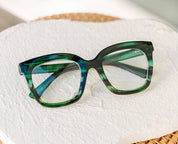 Peepers- Cleo / Emerald Ombre Horn