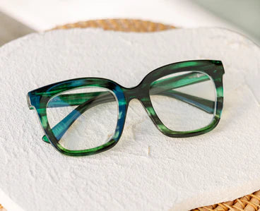 Peepers- Cleo / Emerald Ombre Horn