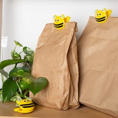 Set of 6 Bag Clips- Bee