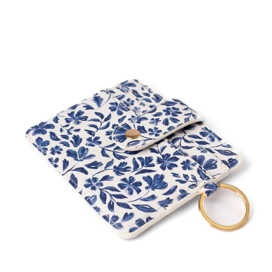 Card Wallet - Porcelain Floral