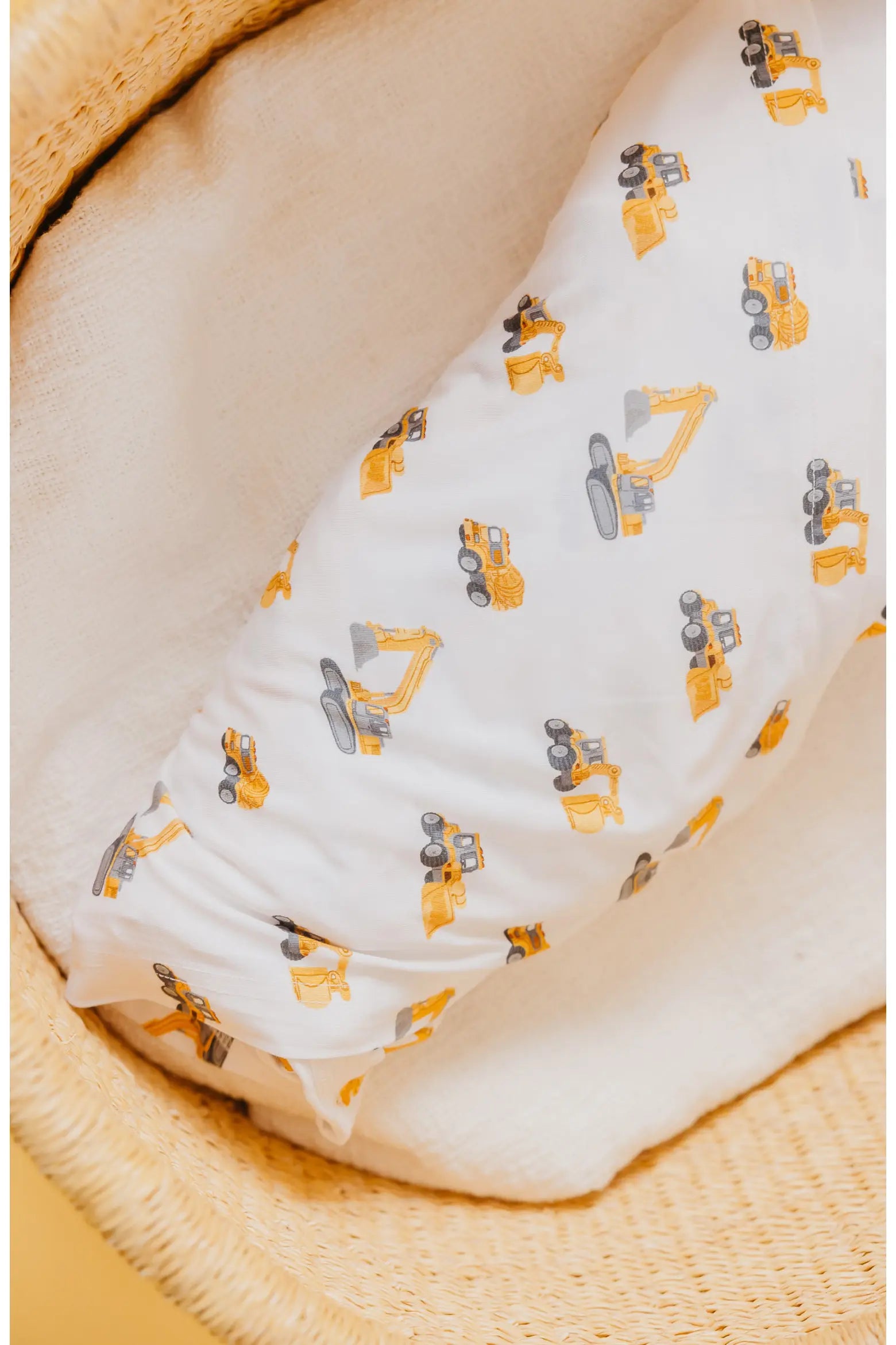 Bamboo Knit Swaddle Blanket- Dozer