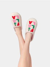 Fa La La Slippers / Ivory