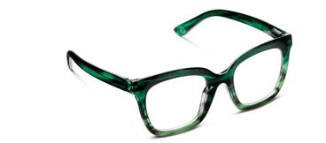 Peepers- Cleo / Emerald Ombre Horn