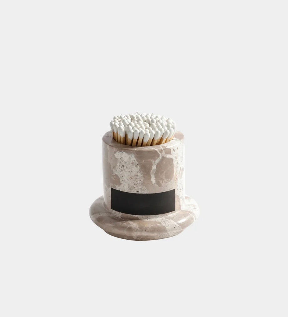 Marbella Light My Fire Matches / Creama Fossil Marble