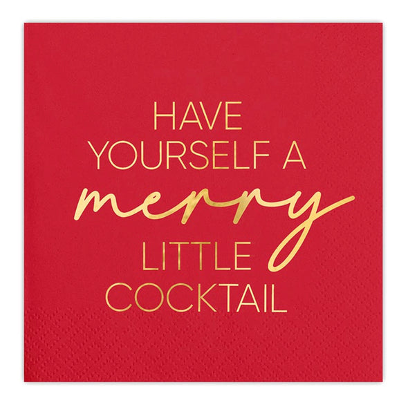Cocktail Napkins- Merry Little Cocktail