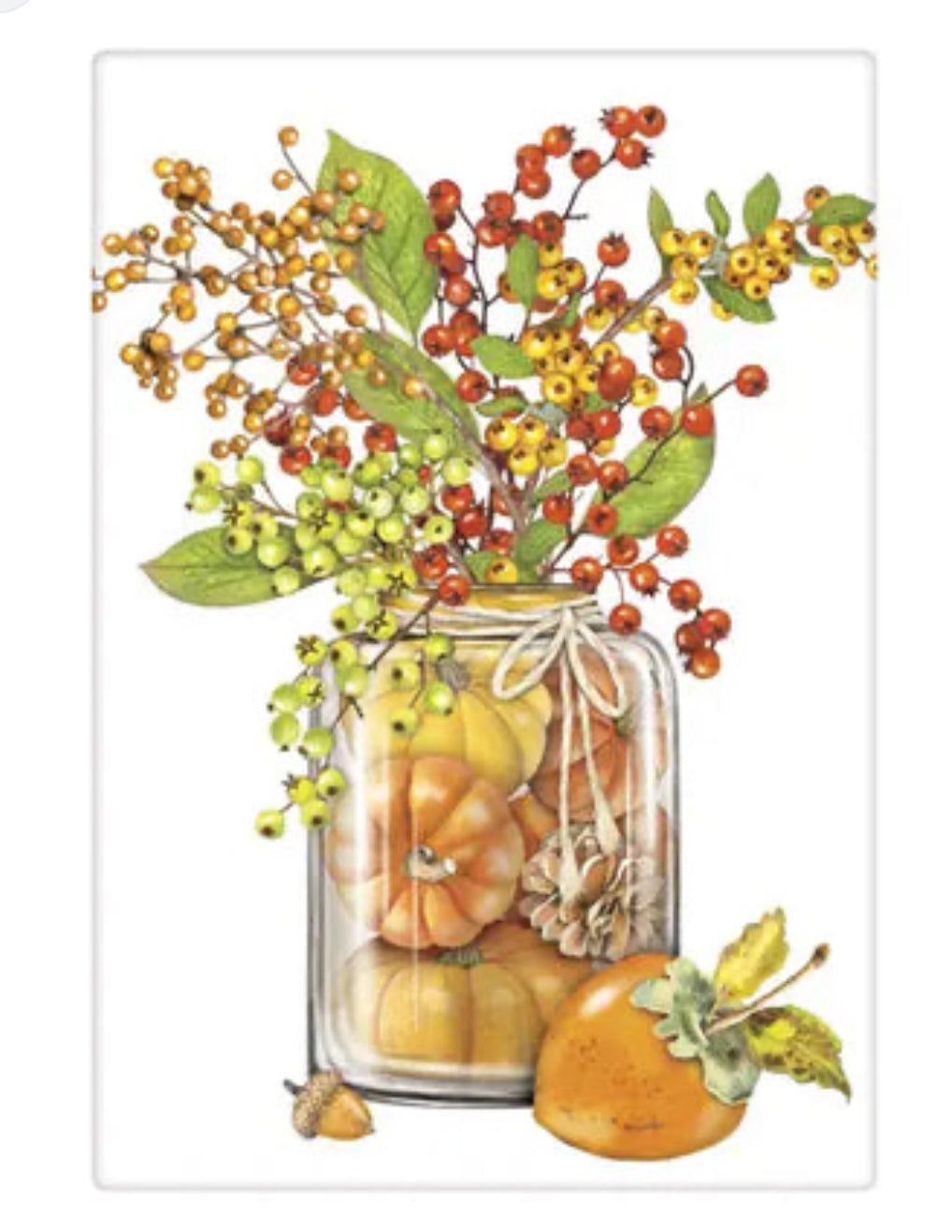 Autumn Harvest Towel- Berries