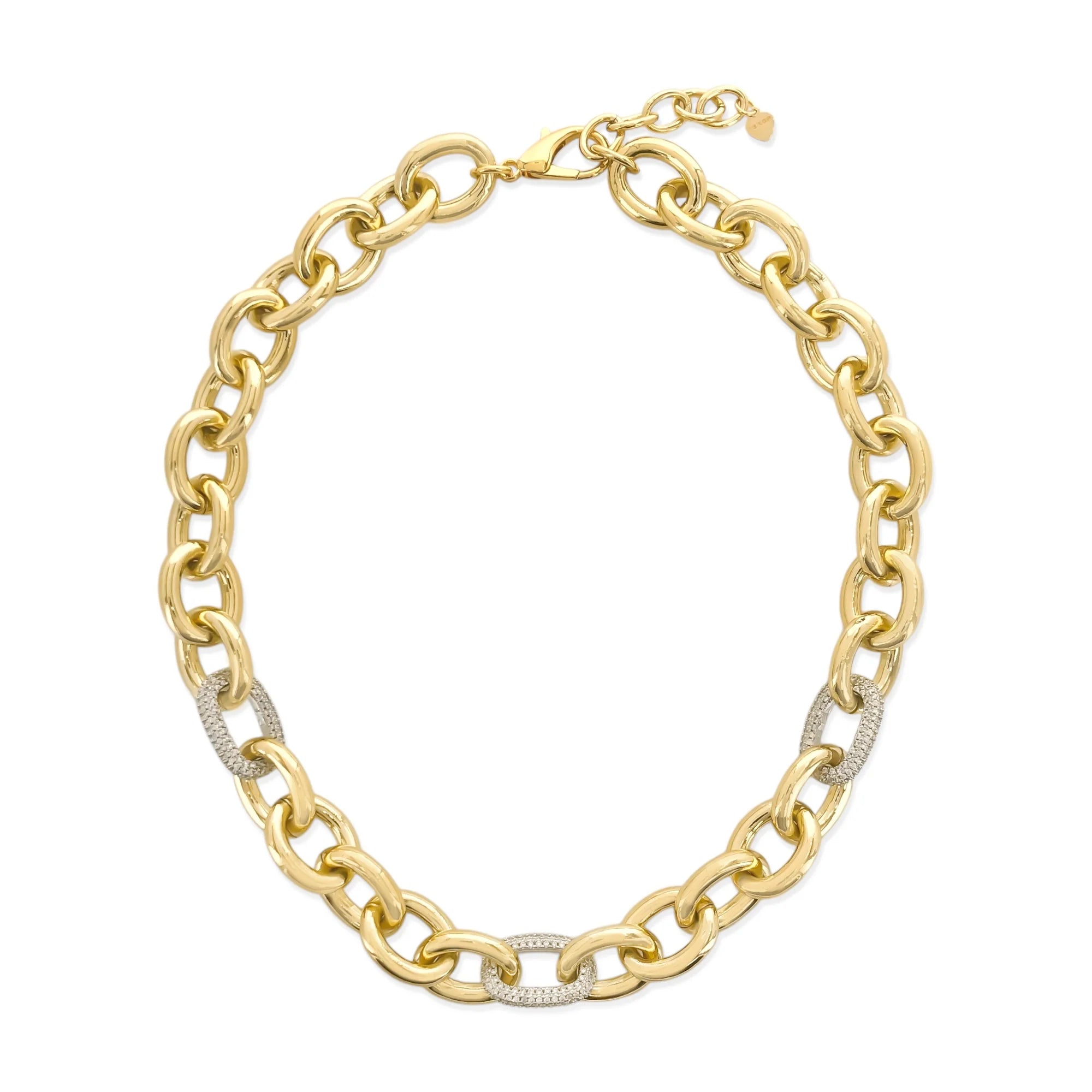 Two Tone Chain Necklace