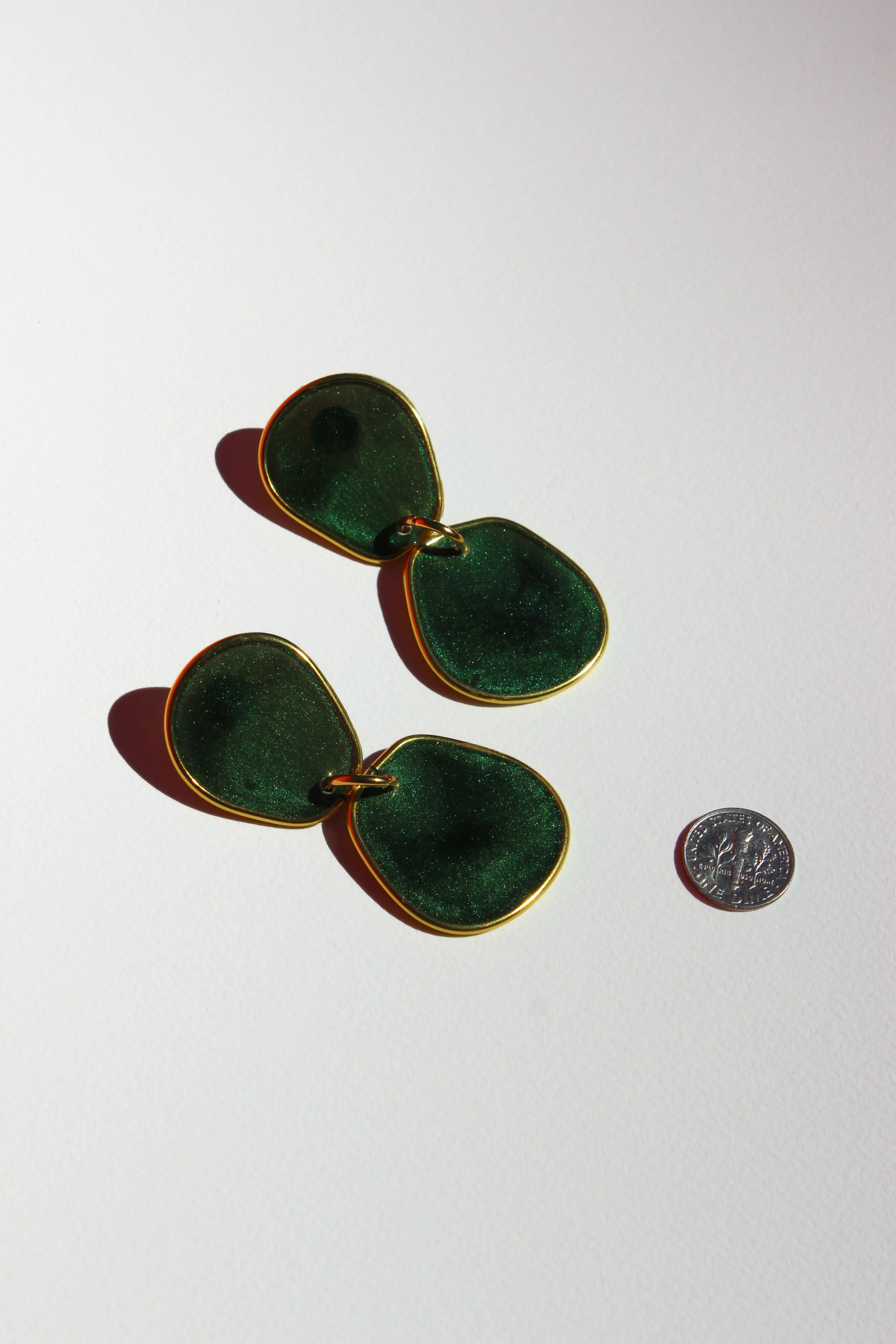 Loud Italians 05 Resin Double Dangle Statement Earring