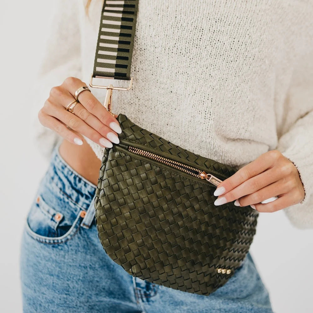 Westlyn Woven Bum Bag / Olive