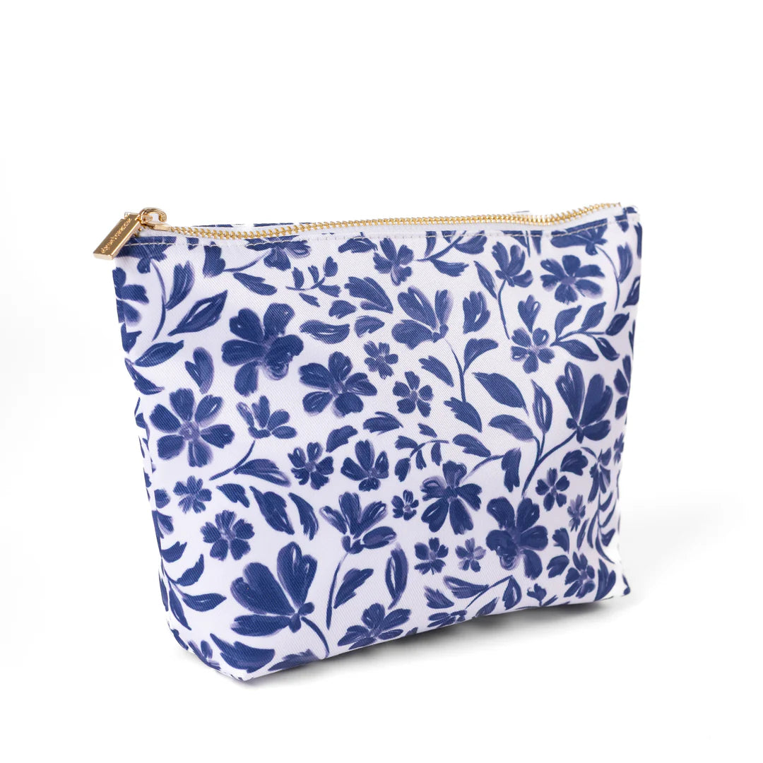 Carryall Pouch -Porcelain Floral