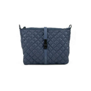 Rose Quilted Bag - Navy