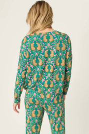 PJ Salvage Long Sleeve Top - Cheetah Bonitas Dream