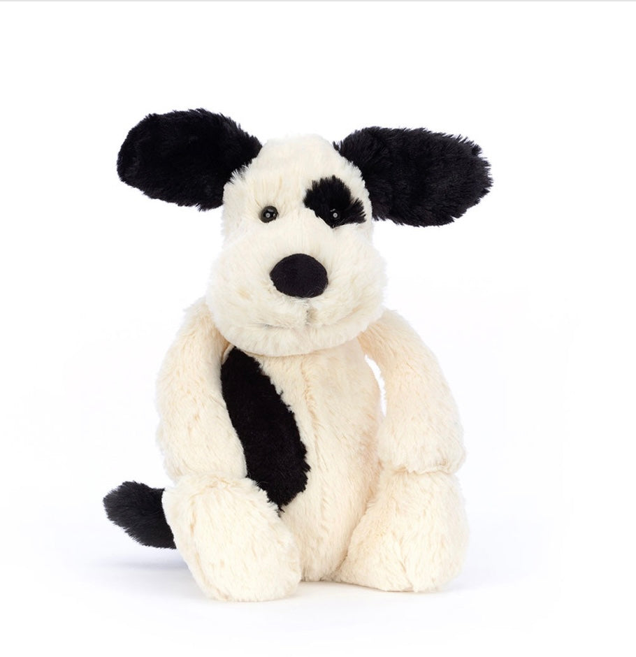 Bashful Black & Cream Puppy
