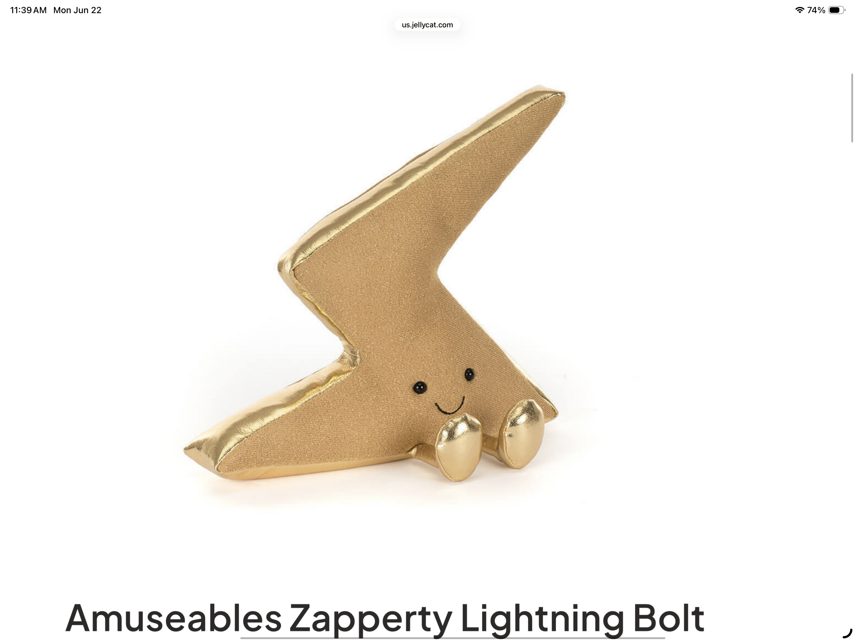 Amuseables Zapperty Lightening Bolt