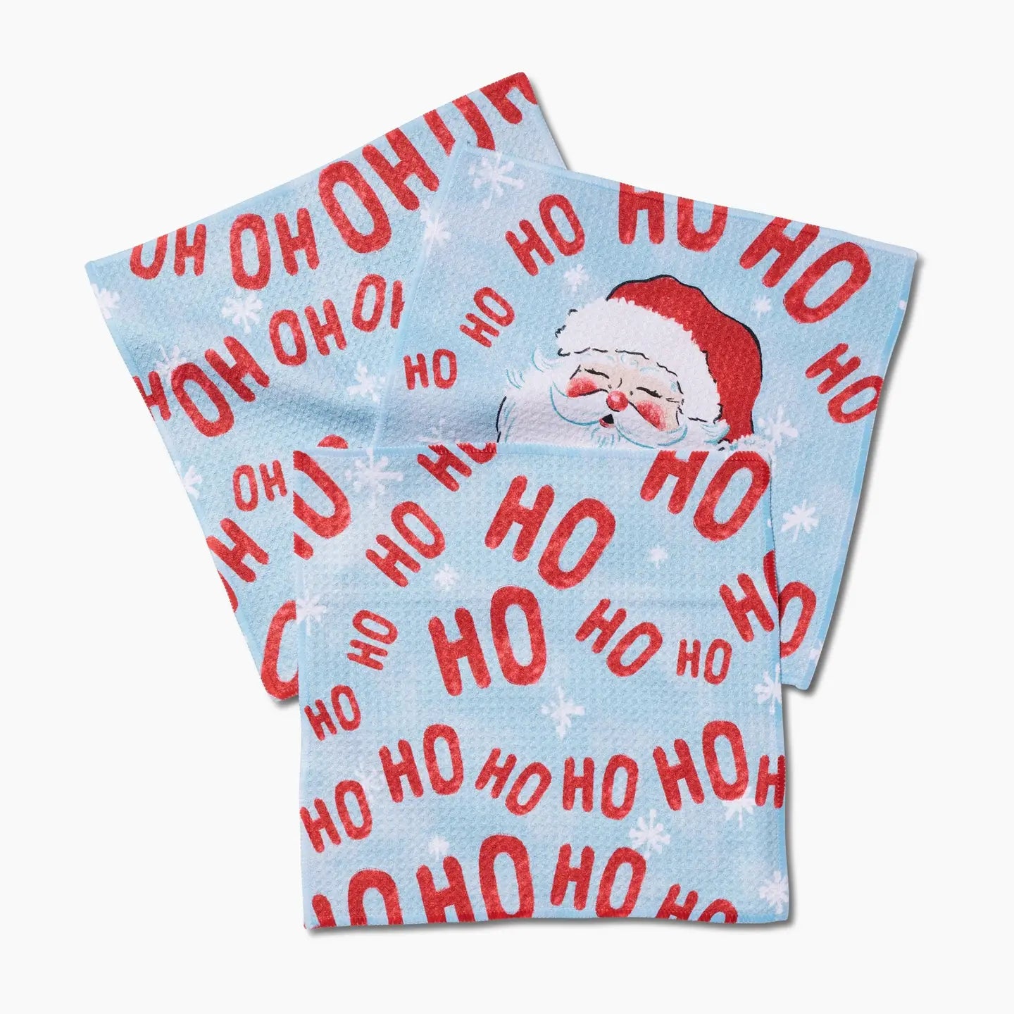 Dishcloth Set - Merry Santa Claus