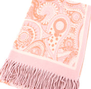 Scarf Paisley Dots / Pink