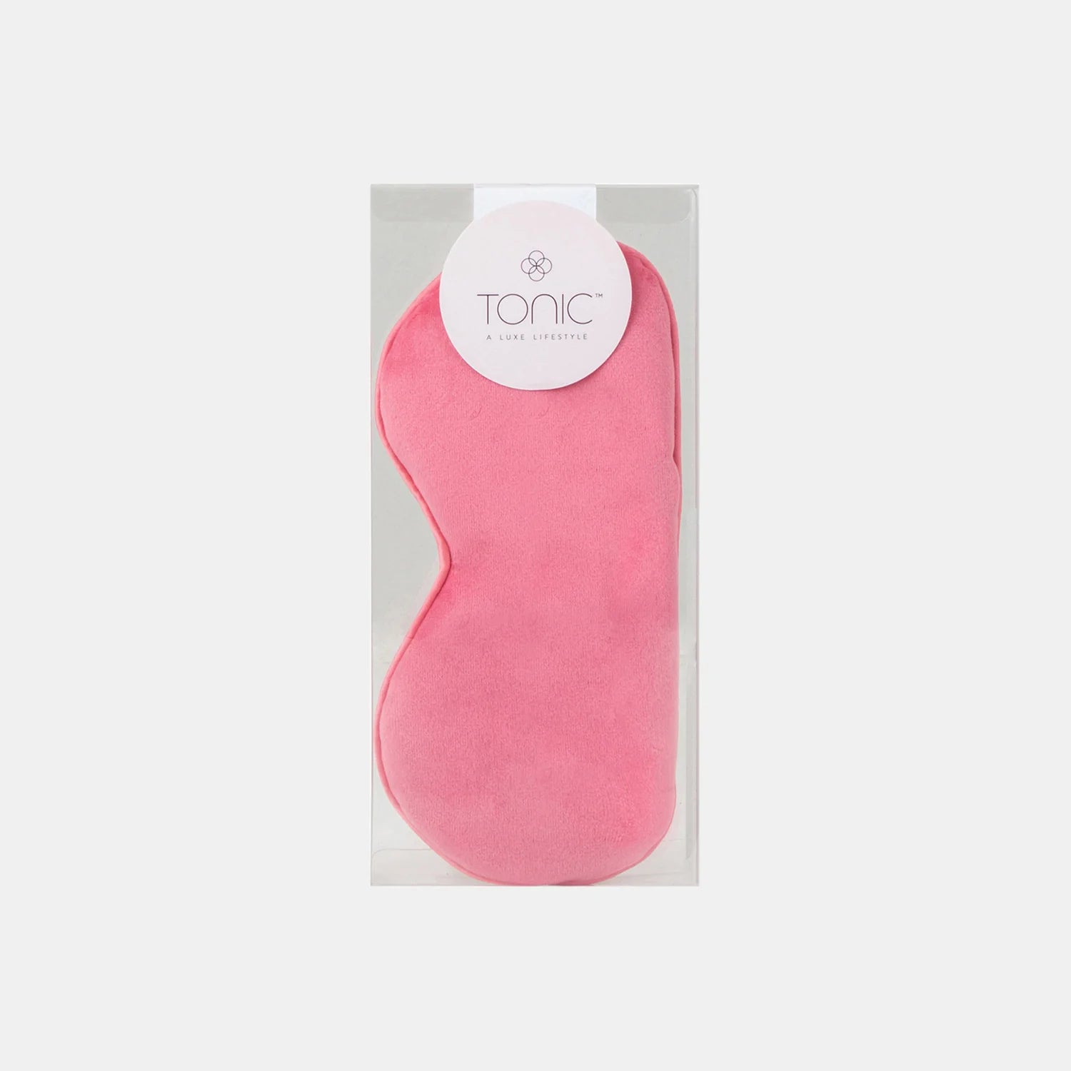 Luxe Velvet Eye Mask- Coral