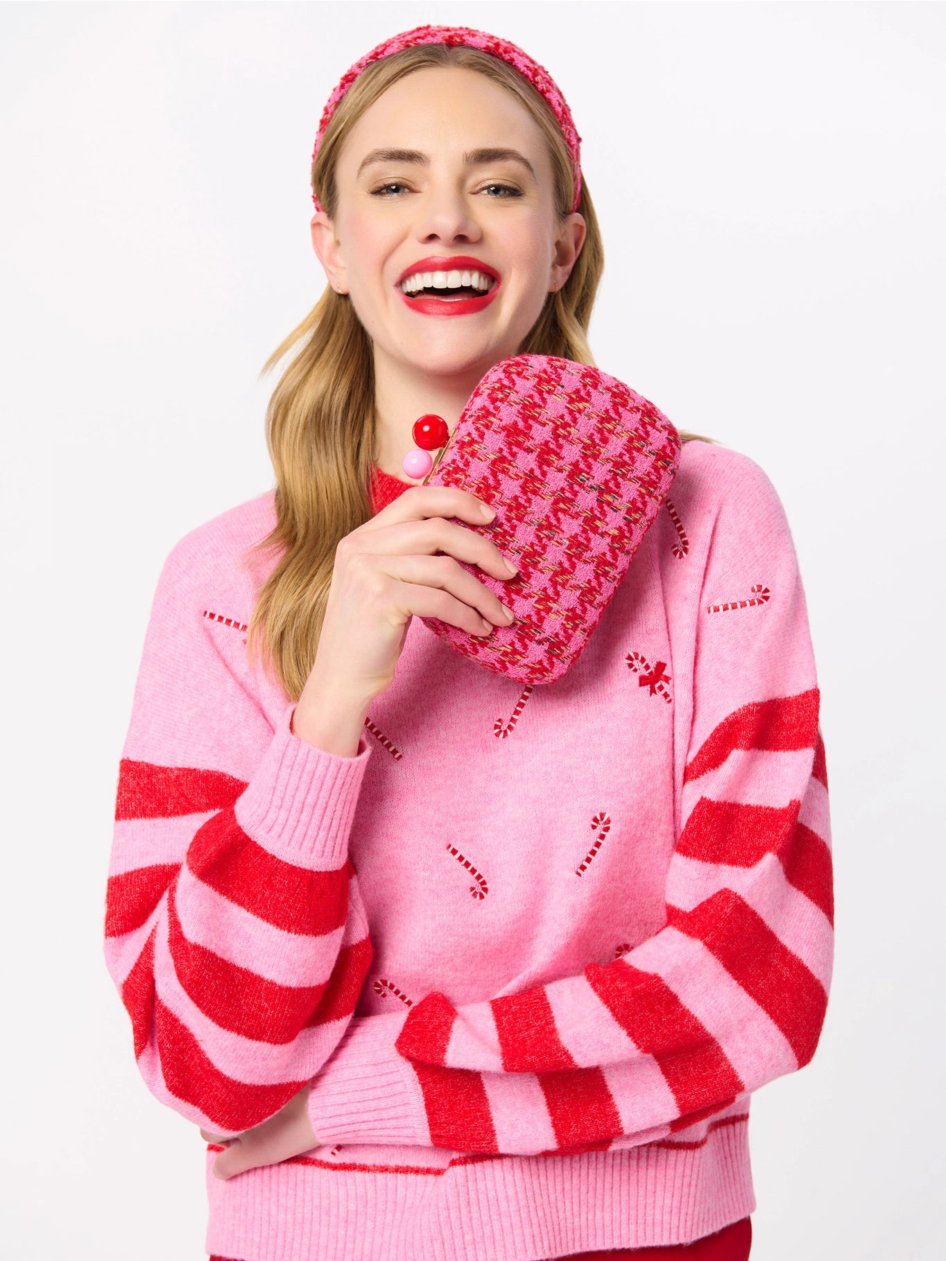 Candy Cane Relaxed Sweater