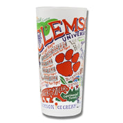 Collegiate Drinking Glass / Clemson University