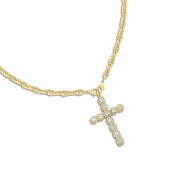 CZ Cross Necklace