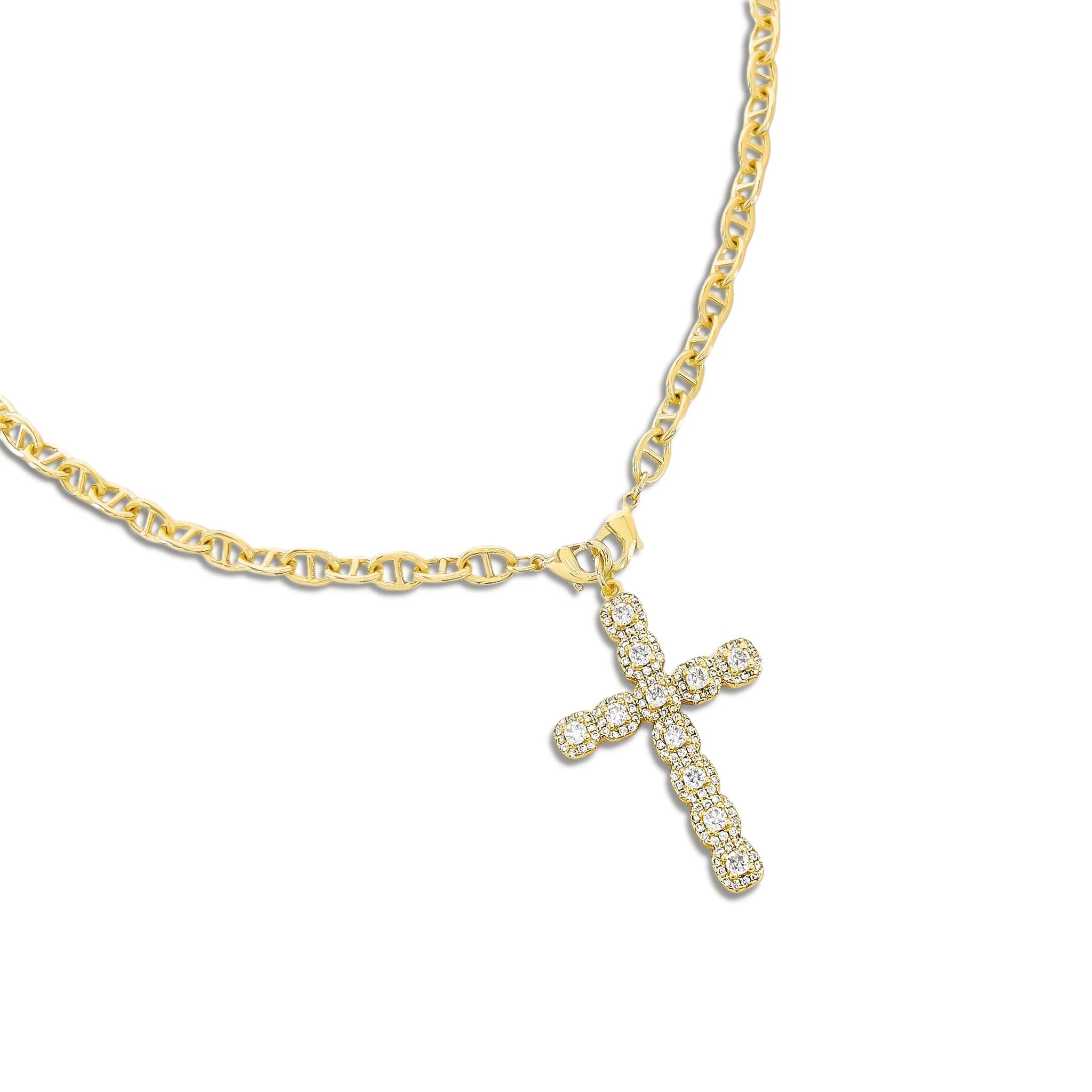 CZ Cross Necklace