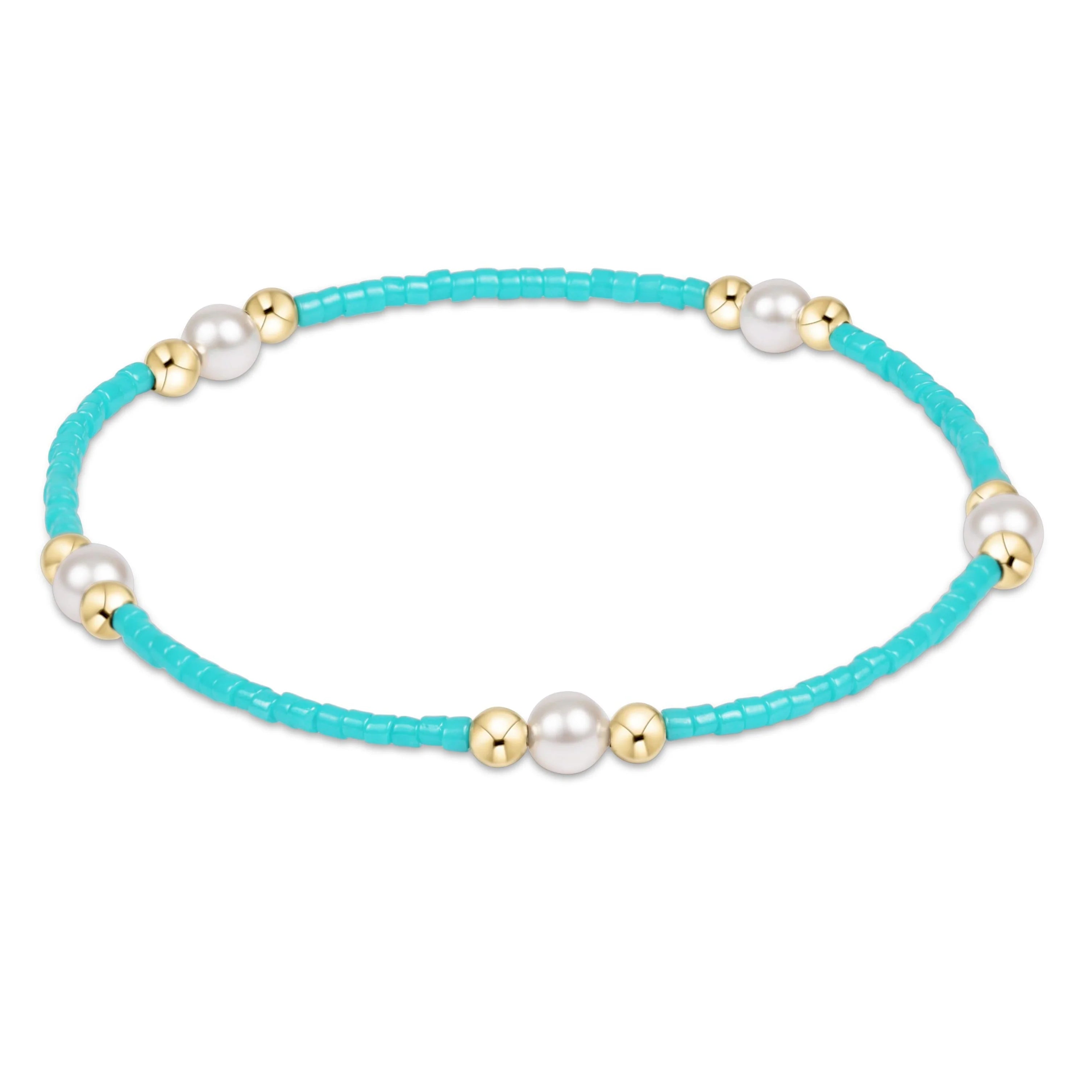Hope Purpose Pearl Bracelet -Turquoise