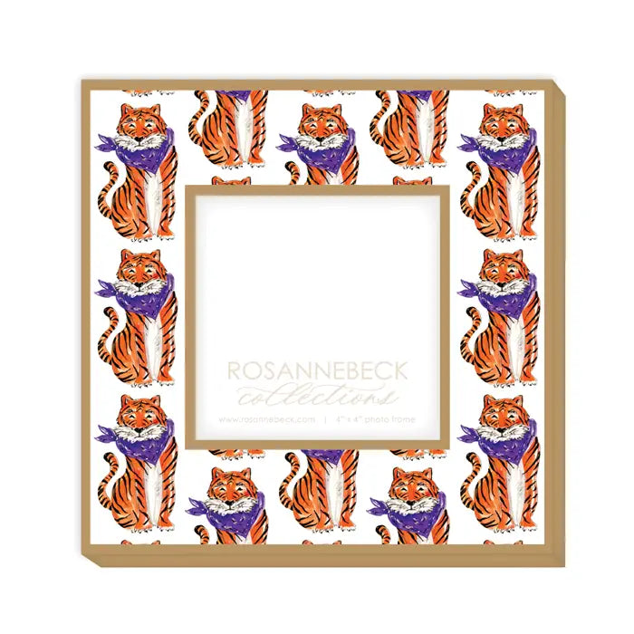 Clemson Tiger Frame 4X4