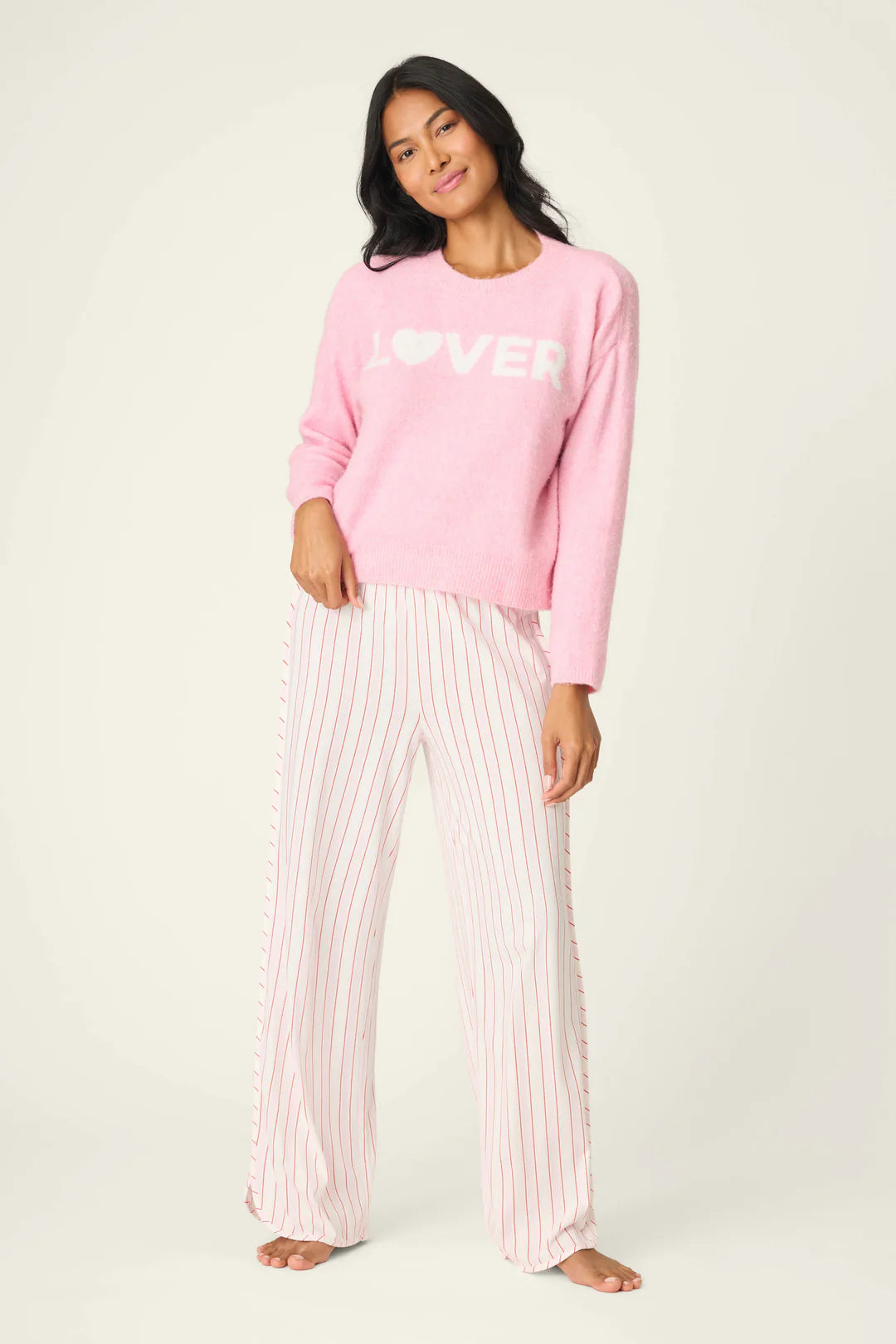 PJ Salvage Long Sleeve- Feeling Loved "Lover" Snuggle Sweater
