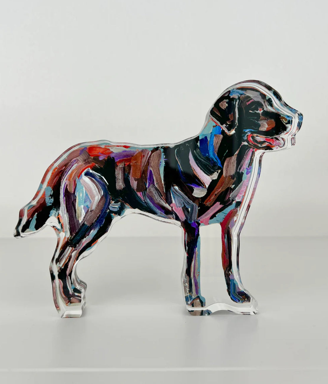 Acrylic Tabletop Dog - Chocolate Lab