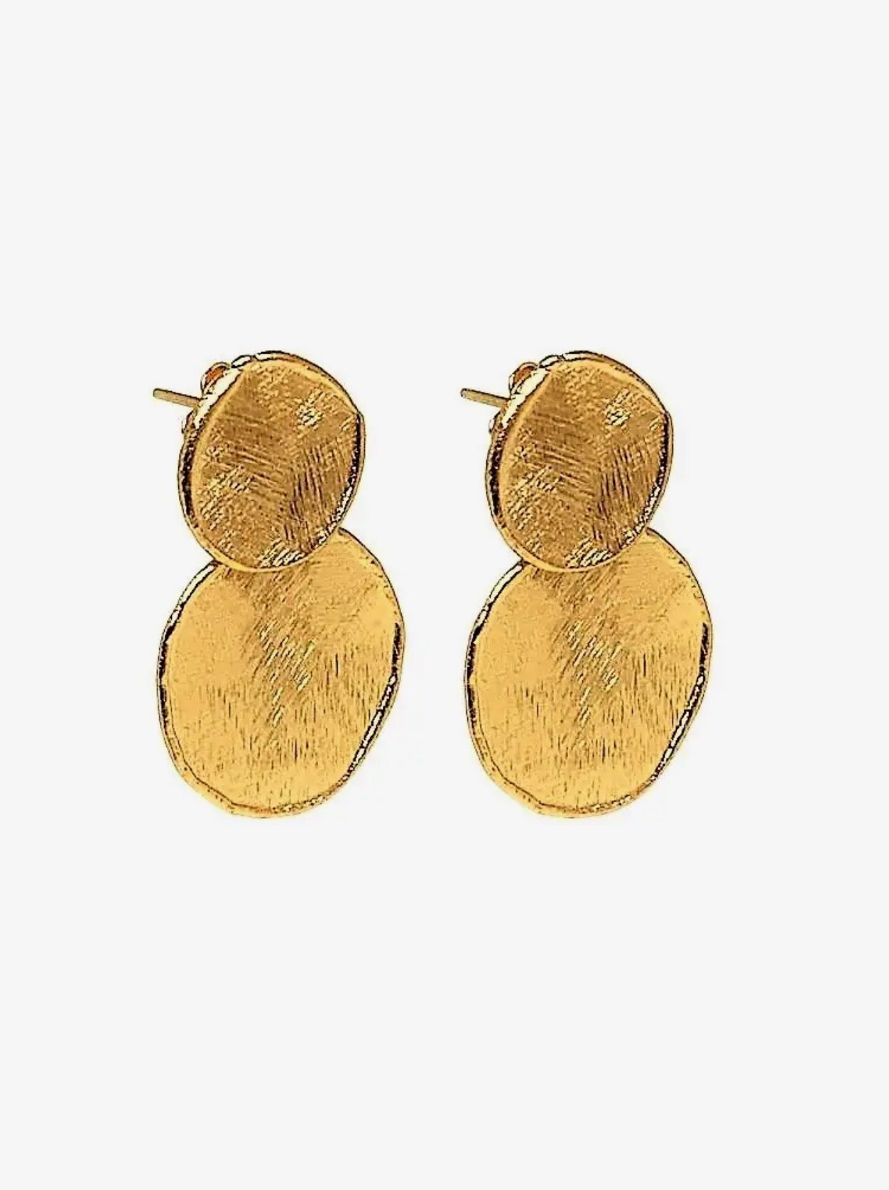 Brazilian Gold Caxambu Earrings