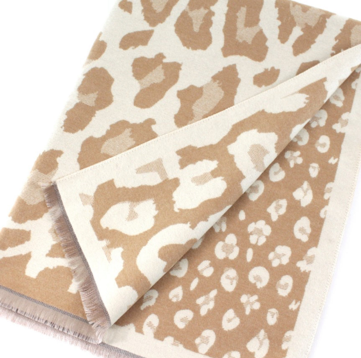 Scarf Leopard - Beige/Cream
