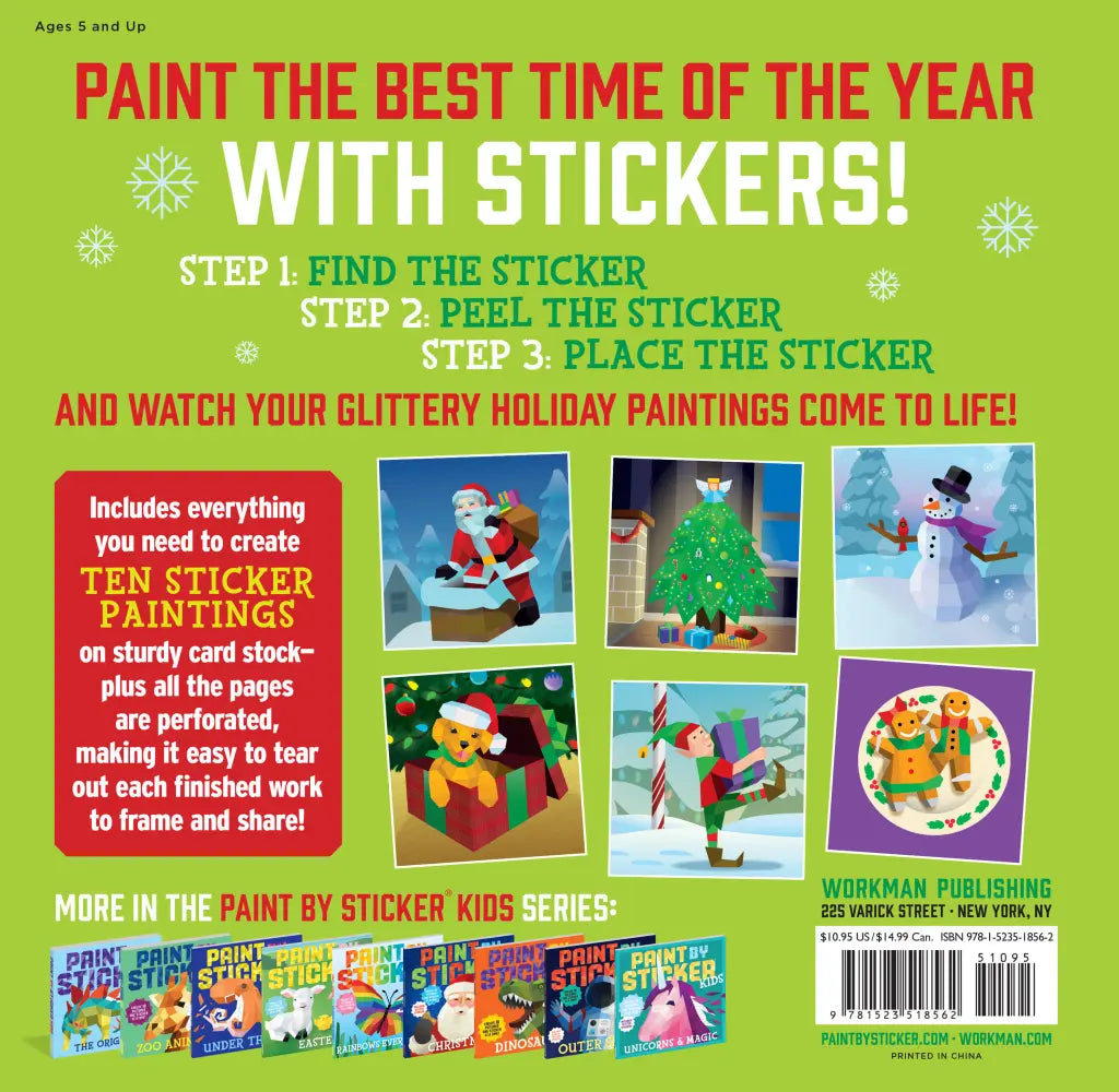 Paint By Sticker Kids / Holly Jolly Christmas