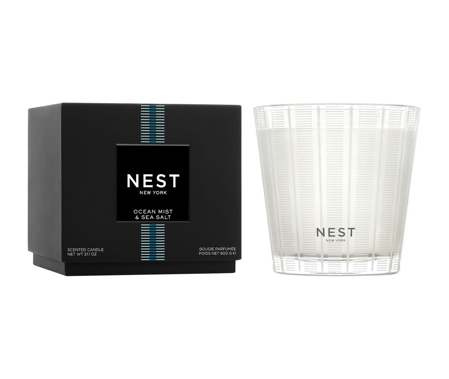Ocean Mist & Sea Salt 3-Wick Candle