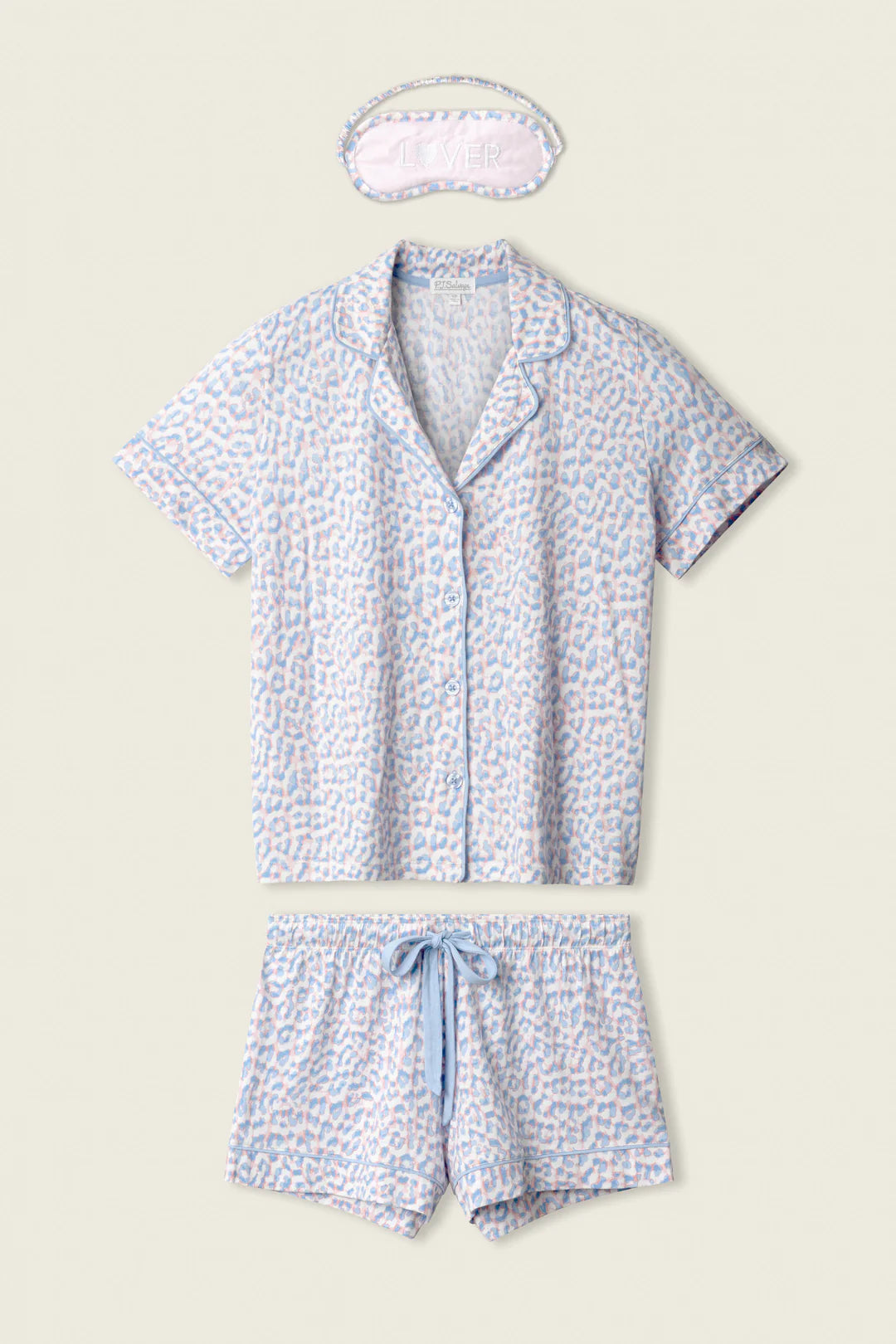 PJ Salvage - Animal Lover Leopard Print 3-Piece Shorts Set