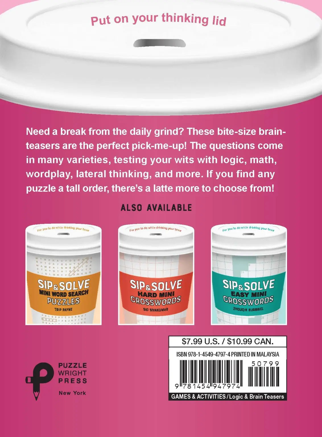 Sip & Solve Two-Minute Brainteasers
