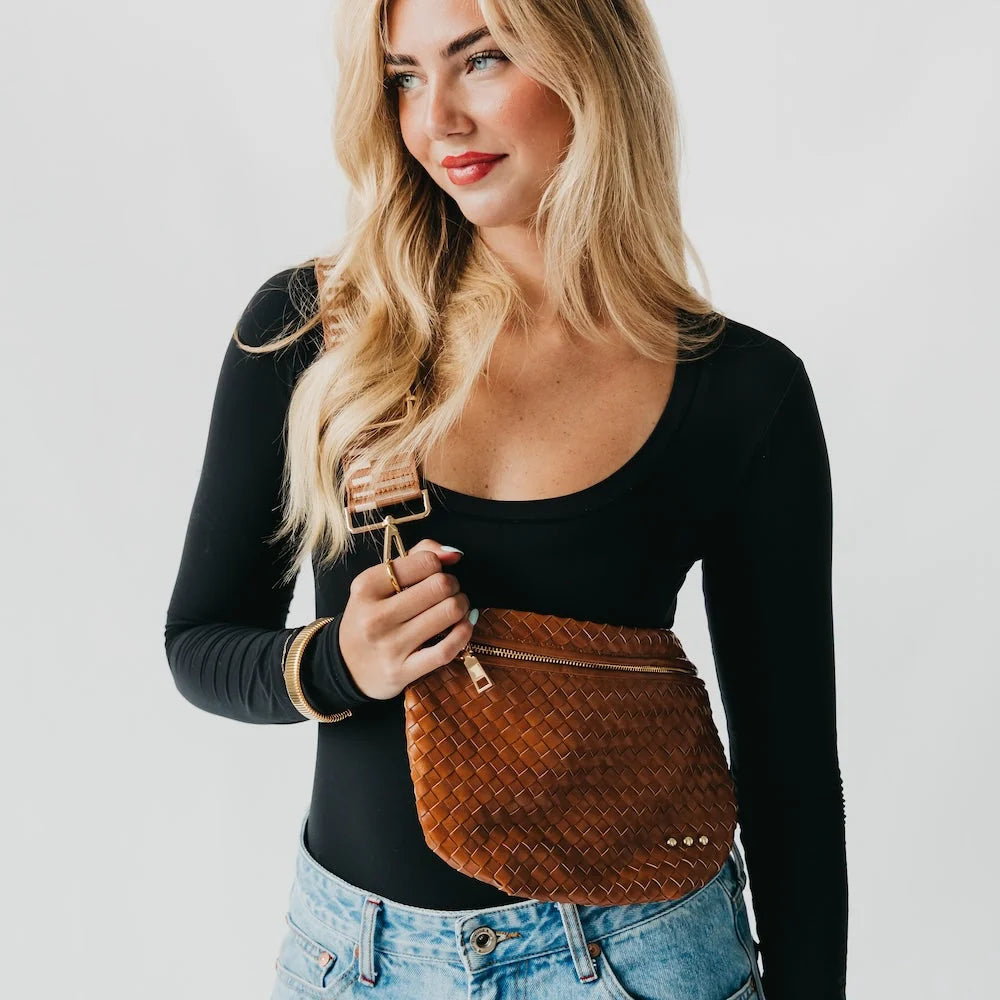 Westlyn Woven Bum Bag / Brown