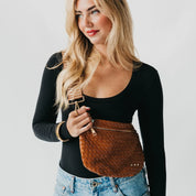 Westlyn Woven Bum Bag / Brown