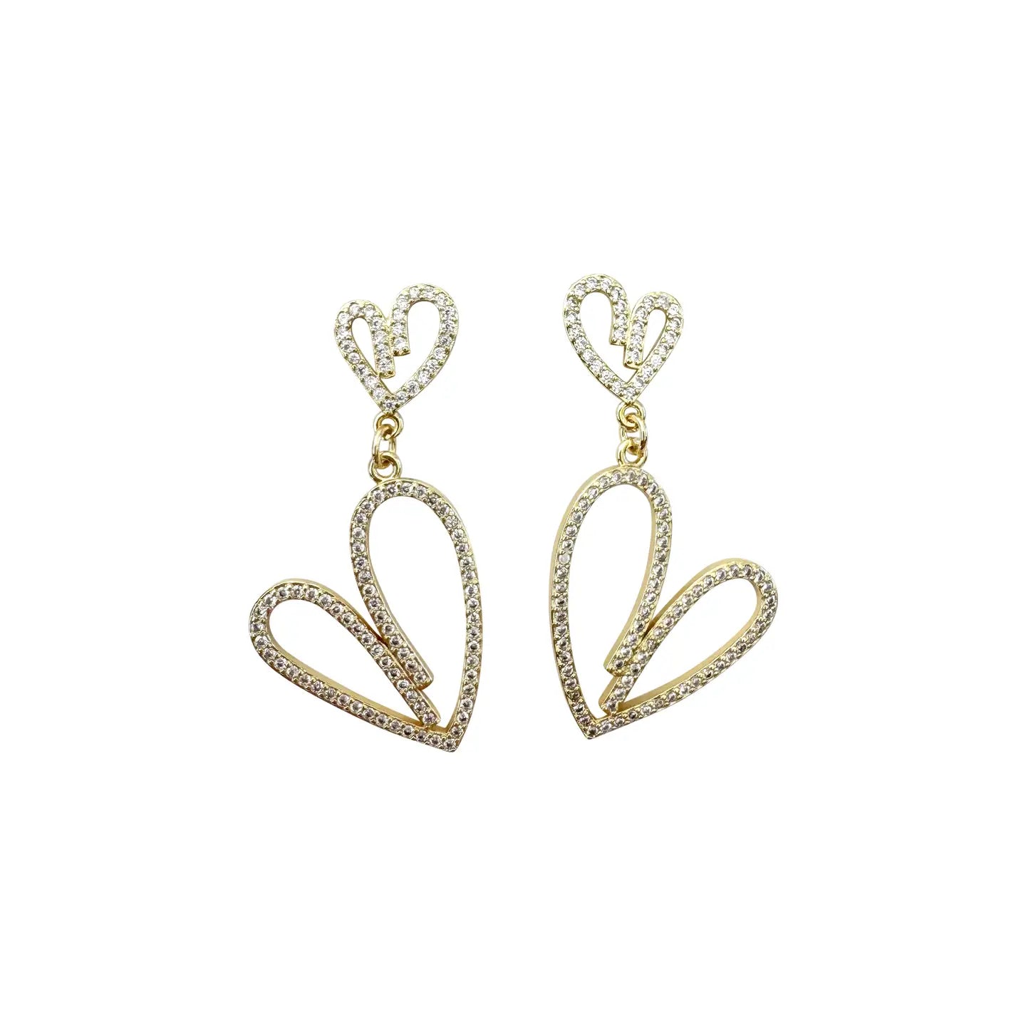 Open Heart Earring