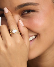She's on Point Lasso Ring - Gold